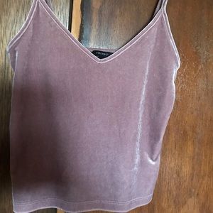 Forever 21 velour cami